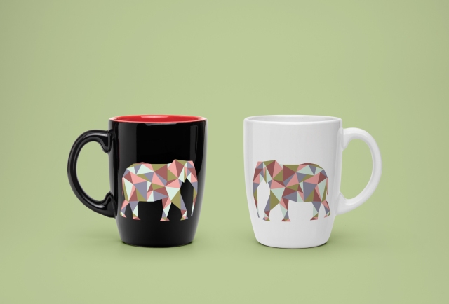 Elephant mugs